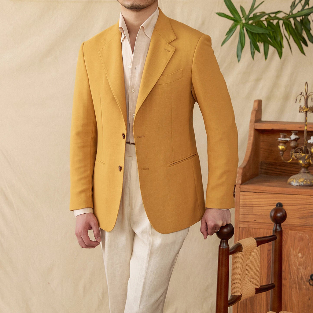 blazer homme en lin slim, blazer beige homme, blazer chic homme, blazer mariage, blazer casual chic