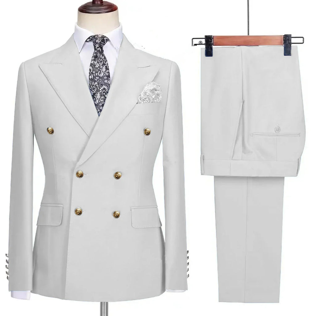 Costume Croisé, Costume Homme Croisé, Costume Homme Slim Fit, Costume Homme