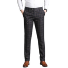 Calça Social Masculina Alfaiataria Xadrez Maximus