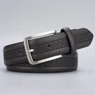 ceinture homme, ceinture en cuir tressé, accessoire homme casual, ceinture élégante, ceinture boucle métal