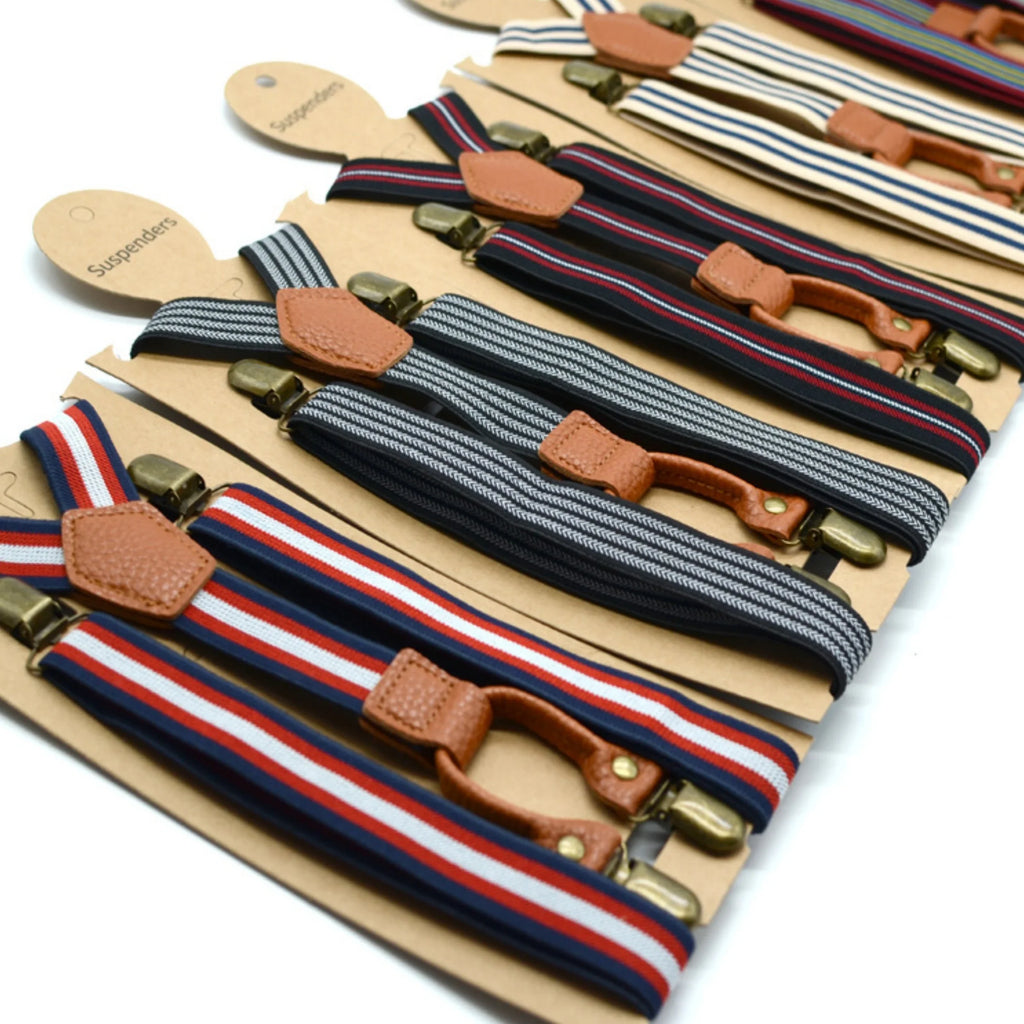 bretelles homme rayées, accessoire homme élégant, bretelles modernes, bretelles ajustables, bretelles polyester