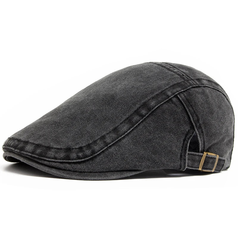 béret homme jean, béret en coton, casquette style jean, béret résistant, accessoire homme élégant