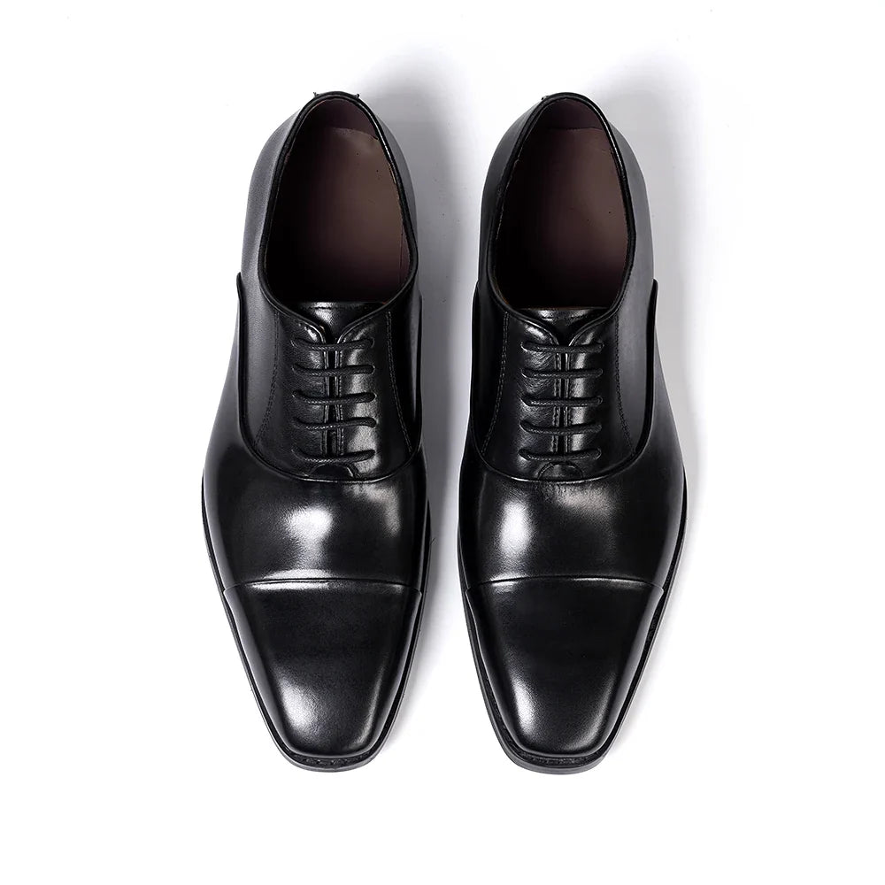 chaussure richelieu homme, chaussure homme patinée, chaussure de ville marron, chaussure formelle classique, chaussure homme bout droit