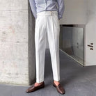 pantalon tailleur italien, pantalon homme élégant, pantalon homme style italien, pantalon habillé homme, pantalon homme premium