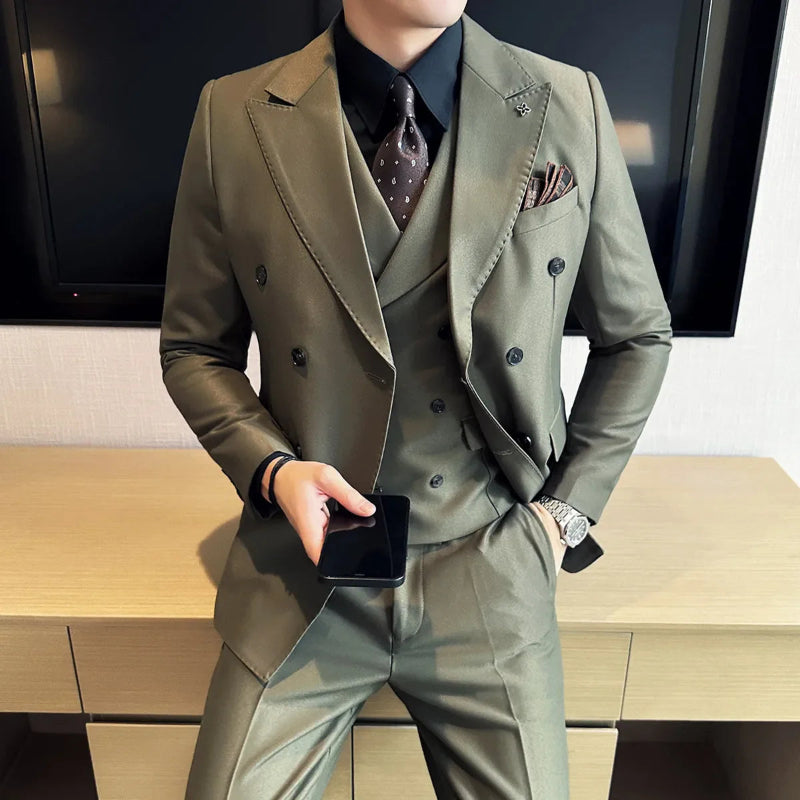costume slim fit, Costume Maximus, Costume Homme Croisé, Costume Homme Complet, Costume Homme, Costume Croisé, Costume 3 Pièces Slim Fit, Costume 3 Pièces Moderne, Costume