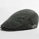 béret homme côtelé, béret en coton et polyester, béret élégant homme, accessoire masculin contemporain, béret ajustable