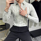 Chemise Habillée Homme, Chemise Rayée Homme, Chemise Habillée, Chemise Homme, Chemise à Rayures Homme, Chemise à Rayures, Chemise