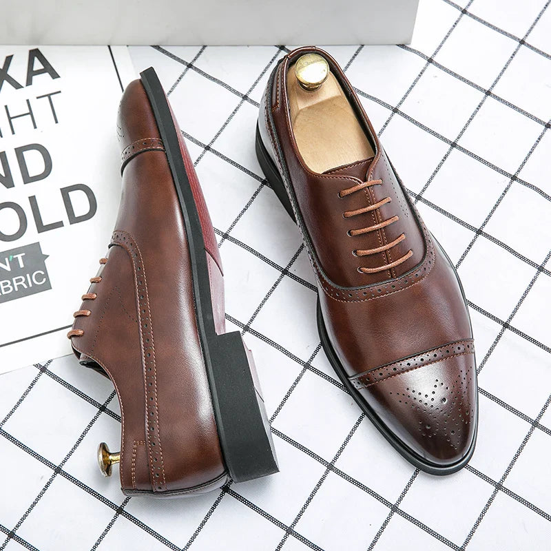 chaussure richelieu homme, chaussure brogue homme, chaussure homme noire, chaussure de ville classique, chaussure formelle homme
