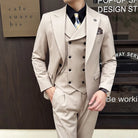Costume Slim, Costume Homme Slim Fit, Costume Homme Complet, Costume Homme, Costume avec Gilet Croisé, Costume