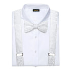 bretelles homme imprimées, ensemble luxe homme, accessoire homme élégant, bretelles soie, coffret cadeau homme