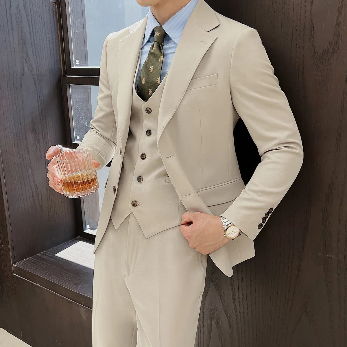 Terno Masculino Slim, terno completo, terno masculino completo slim, terno masculino slim moderno, terno masculino com colete