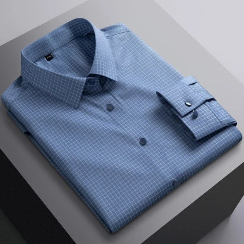 Chemise Habillée Homme, Chemise Homme Casual, Chemise Élégante Homme, Chemise Homme Moderne, Chemise Polyester Coton, Chemise