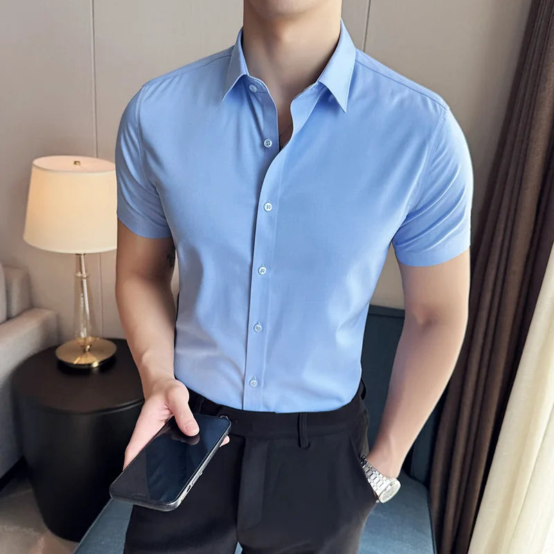 Chemise Homme Manches Courtes, Chemise Sociale Homme, Chemise à Manches Courtes, Chemise Sociale, Chemise Homme, Chemise Courte, Chemise