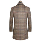Manteau à carreaux, Manteau homme en laine à carreaux, Long manteau homme en laine Maximus, Manteau homme en laine, Manteau homme, Manteau matelassé, Manteau