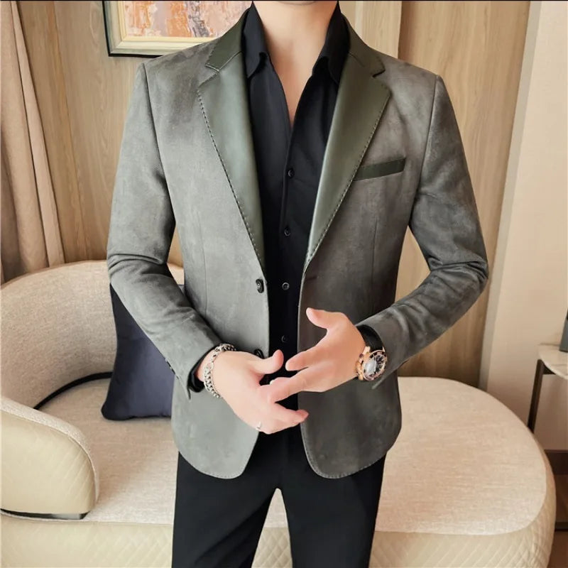 veste homme velours, veste homme élégante, veste homme casual chic, blazer homme velours, veste homme luxe
