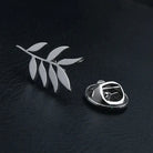 broche homme, broche rameau olivier, accessoire costume, broche élégante, broche professionnelle