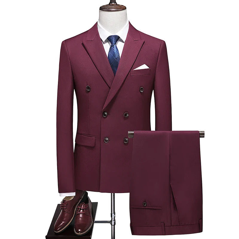 Costume Croisé Homme, Costume Homme Croisé Traditionnel, Costume Homme 6 boutons, Costume Homme, Veste Homme, Costume Homme Croisé