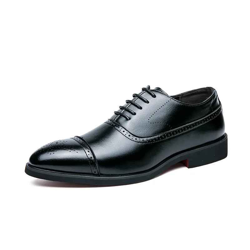 chaussure richelieu homme, chaussure brogue homme, chaussure homme noire, chaussure de ville classique, chaussure formelle homme