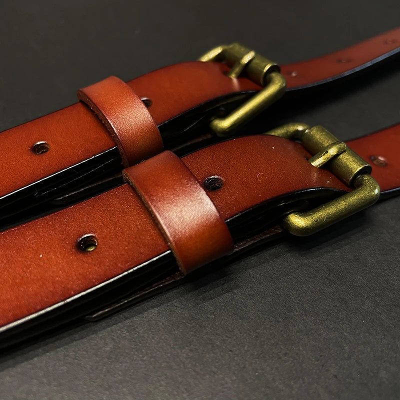 bretelles homme cuir, bretelles vintage, accessoire homme élégant, bretelles cuir véritable, bretelles classiques