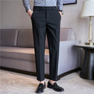 Calça Social Masculina, Calça Alfaiataria Masculina, Calça Alfaiataria Risca de Giz