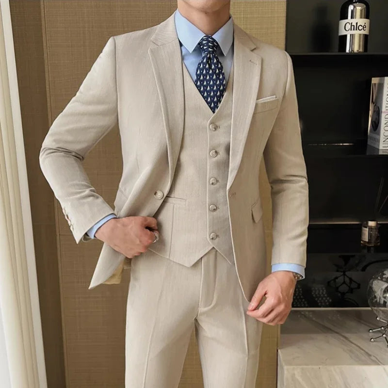 Costume 3 Pièces Slim Fit, Costume 3 Pièces Moderne, Costume 3 Pièces Complet, costume 3 Pièces