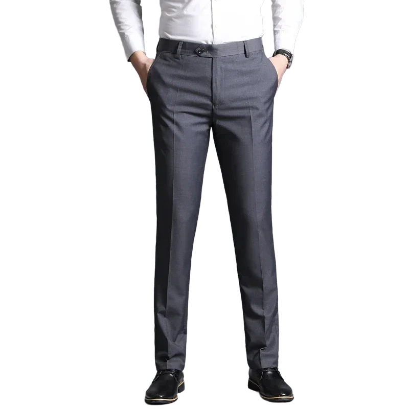 pantalon tailleur homme, pantalon homme élégant, pantalon de costume formel, pantalon homme stretch, pantalon homme confortable