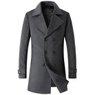 Manteau homme croisé lisse, Long manteau homme, Long manteau homme, Manteau homme, Manteau homme, Modèle de thème







