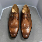 chaussure homme italienne, chaussure en cuir homme, chaussure de ville luxe, chaussure à boucle homme, chaussure formelle élégante
