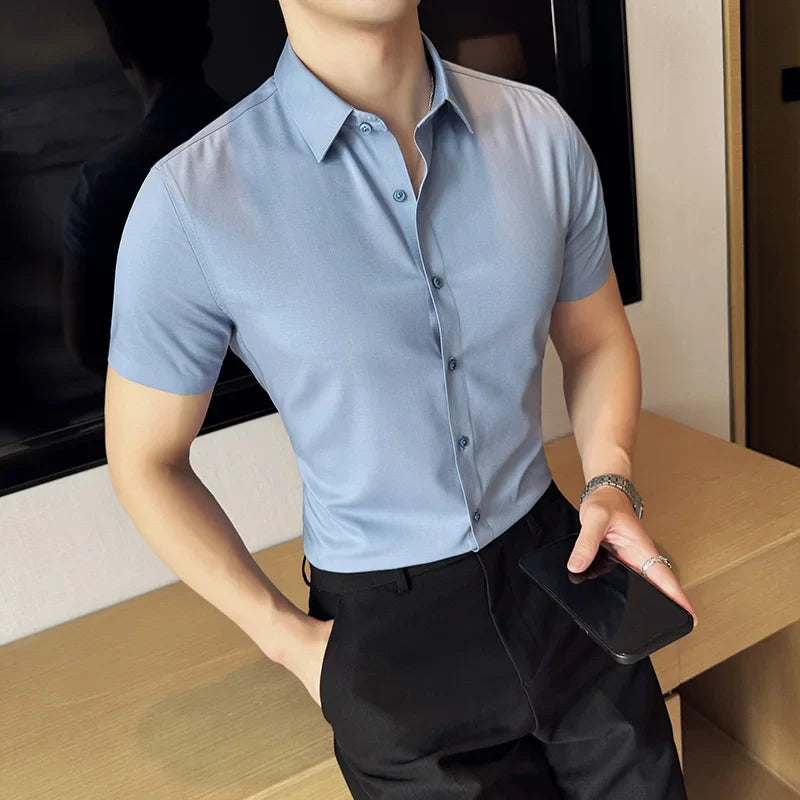 Chemise Homme Manches Courtes, Chemise Sociale Homme, Chemise à Manches Courtes, Chemise Sociale, Chemise Homme, Chemise Courte, Chemise