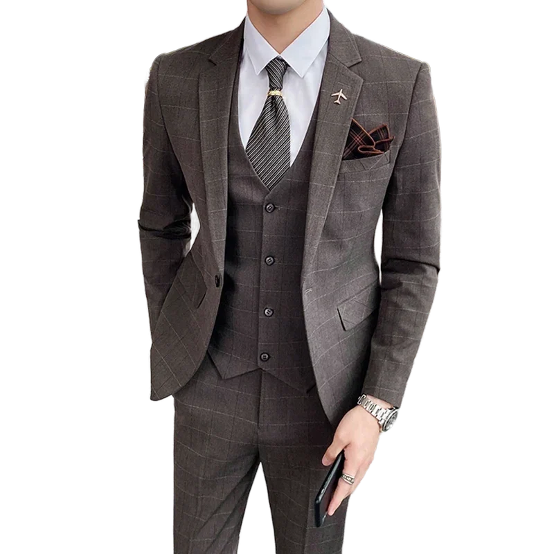 Costume Homme, Costume Homme Complet, Costume Homme Classique, Costume Homme Carreaux, Costume Carreaux, Costume