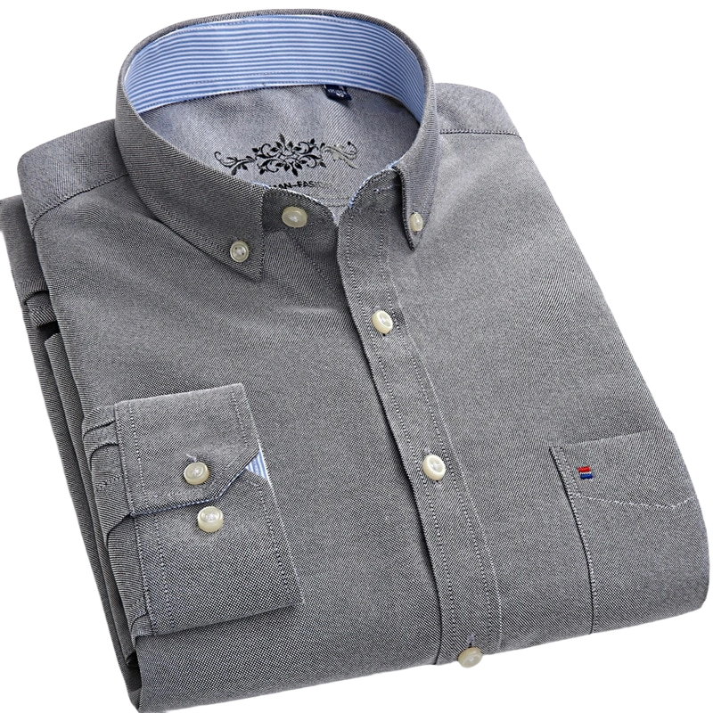 Chemise Élégante Homme, Chemise Homme, Chemise Habillée Homme en Coton Oxford, Chemise Habillée, chemise en coton, Chemise Classique, Chemise