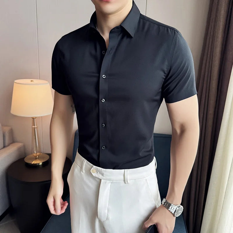 Chemise Homme Manches Courtes, Chemise Sociale Homme, Chemise à Manches Courtes, Chemise Sociale, Chemise Homme, Chemise Courte, Chemise