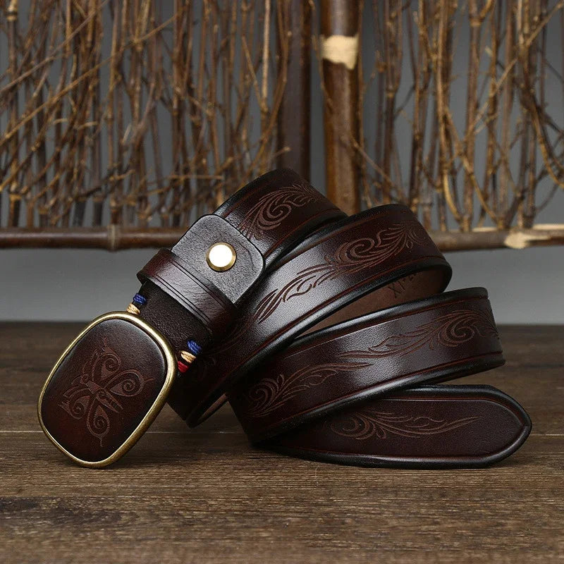 ceinture homme cuir, ceinture papillon, ceinture artisanale, accessoire homme bohème, ceinture cuir véritable