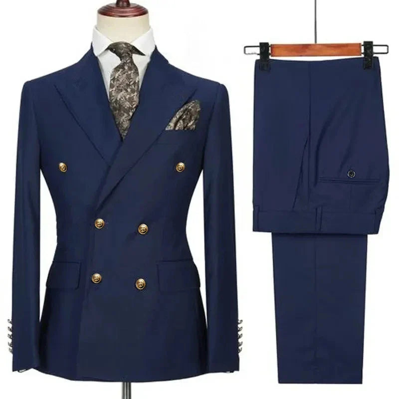 Costume Croisé, Costume Homme Croisé, Costume Homme Slim Fit, Costume Homme