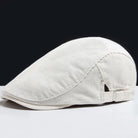 béret homme côtelé, béret en coton et polyester, béret élégant homme, accessoire masculin contemporain, béret ajustable