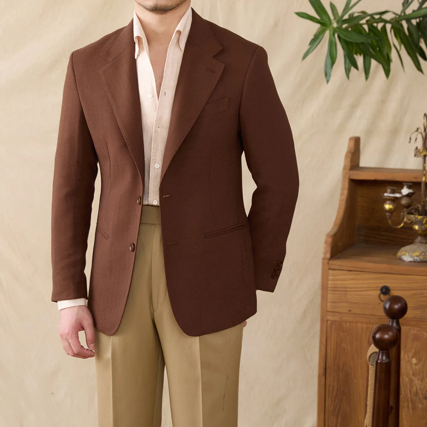 blazer homme en lin slim, blazer beige homme, blazer chic homme, blazer mariage, blazer casual chic