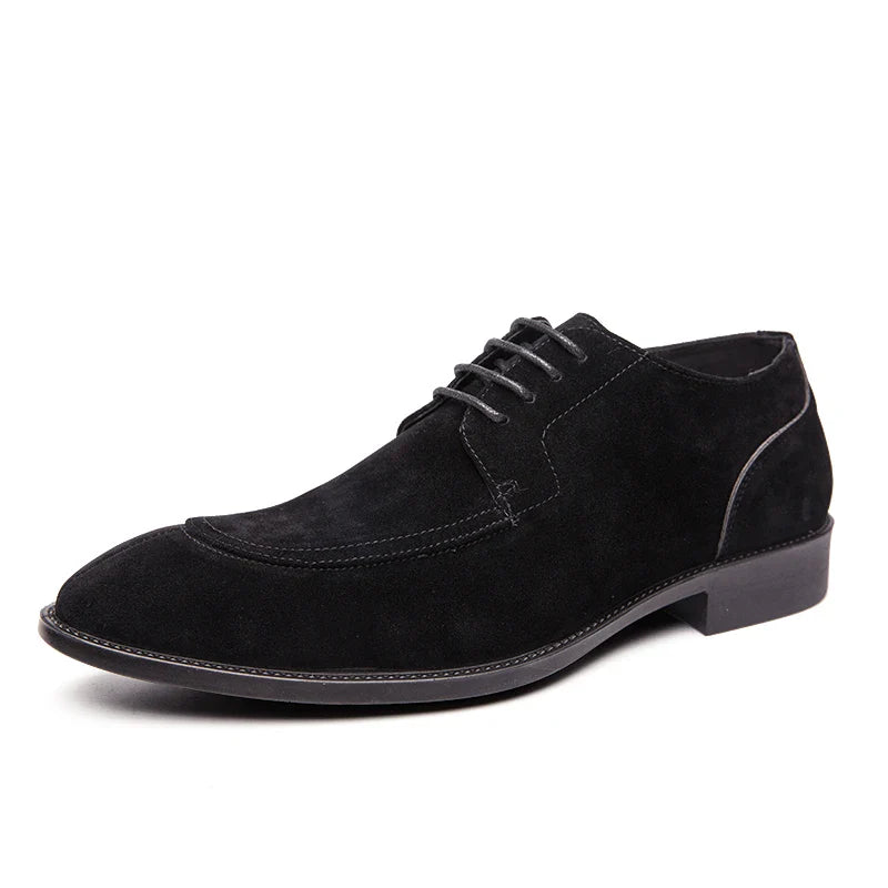 chaussure homme daim, chaussure derby marron, chaussure de ville élégante, chaussure homme bout cousu, chaussure formelle daim