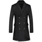 Manteau homme croisé uni, Long manteau homme, Long manteau homme, Manteau homme, Manteau homme, Modèle de thème