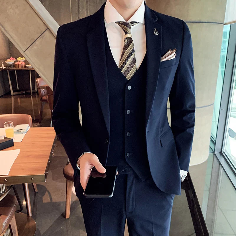 Terno Masculino, terno slim fit, terno masculino liso, terno completo, terno masculino completo