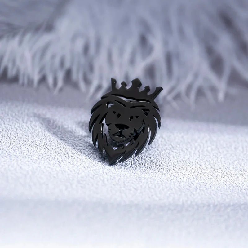 broche homme lion, broche costume élégante, accessoire homme, broche originale, bijou homme force