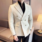 veste homme croisée carreaux, veste homme quadrillée, veste homme élégante, blazer homme style anglais, costume croisé



