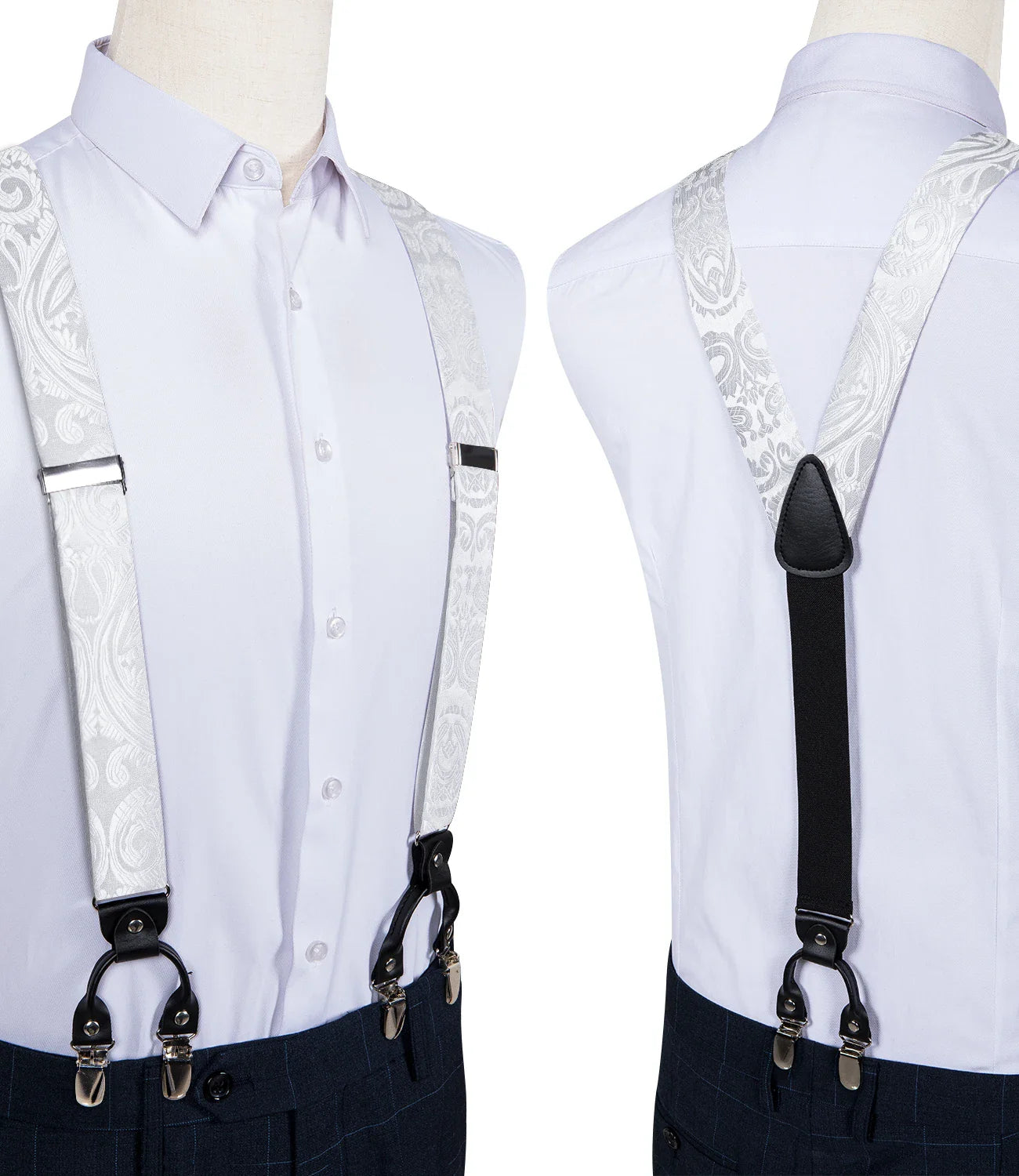 bretelles homme imprimées, ensemble luxe homme, accessoire homme élégant, bretelles soie, coffret cadeau homme