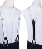 bretelles homme imprimées, ensemble luxe homme, accessoire homme élégant, bretelles soie, coffret cadeau homme
