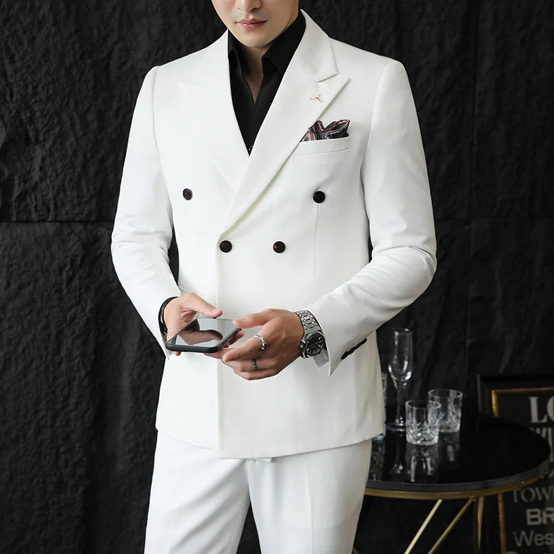 costume croisé, costume slim fit, costume homme croisé, costume homme coupe slim, costume homme slim, costume homme uni, costume homme, costume