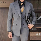Costume Maximus, Costume Homme Croisé à Carreaux, Costume Homme Croisé, Costume Homme Complet, Costume Homme, Costume Croisé, Costume Carreaux, Costume