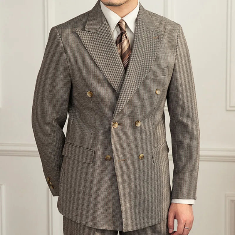 Costume Croisé Britannique, costume croisé, costume homme slim, costume homme anglais, costume homme, costume










