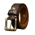 ceinture homme cuir vintage, ceinture cuir véritable, ceinture classique homme, accessoire homme élégant, ceinture robuste