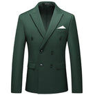 veste homme croisée, veste homme monochrome, veste homme formelle, veste homme polyviscose, blazer homme élégant








