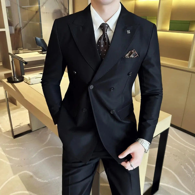 costume slim fit, Costume Maximus, Costume Homme Croisé, Costume Homme Complet, Costume Homme, Costume Croisé, Costume 3 Pièces Slim Fit, Costume 3 Pièces Moderne, Costume