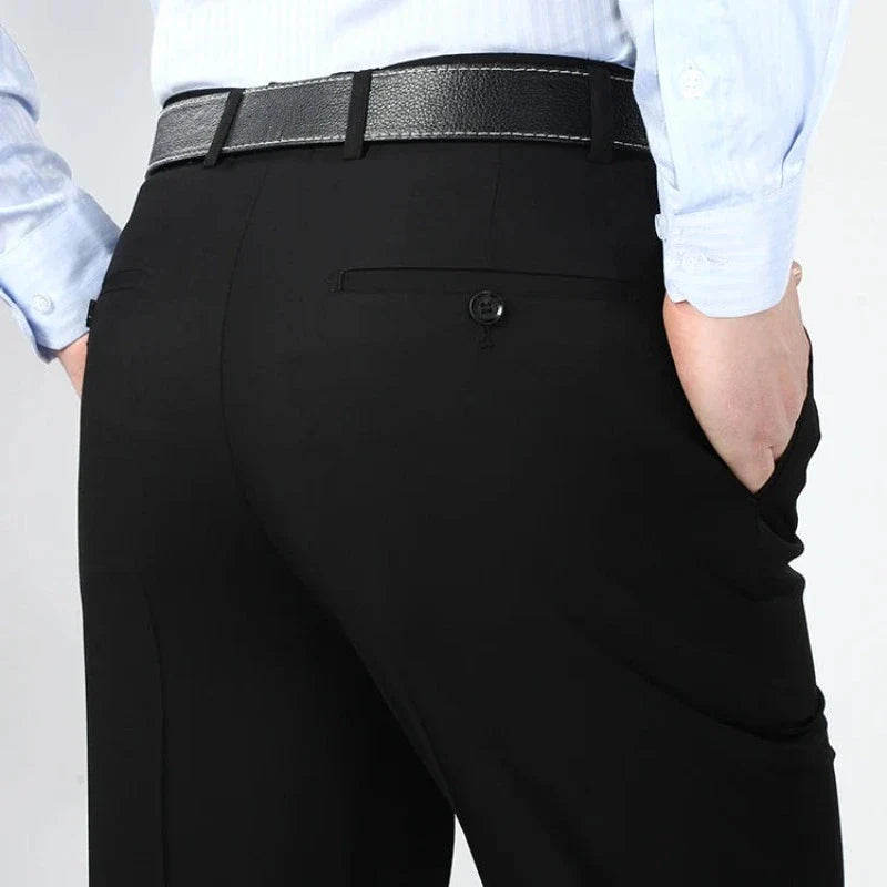 pantalon homme exclusif, pantalon habillé élégant, pantalon de costume formel, pantalon homme luxe, pantalon homme polyester soie